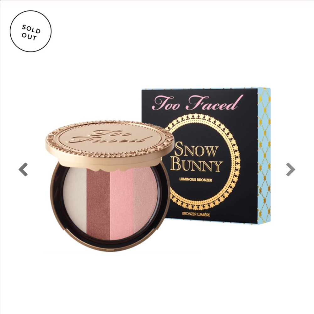 Only used once Too Faced bronzer